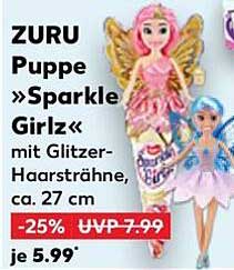 ZURU Puppe »Sparkle Girlz« mit Glitzer-Haarsträhne, ca. 27 cm