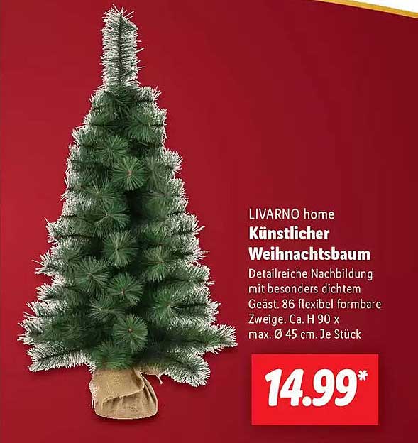 Knstliche Weihnachtsbume Lidl
