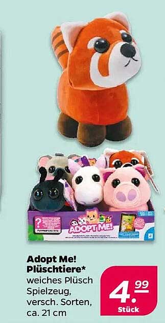 Adopt Me! Plüschtiere – Weiches Spielzeug für Kinder
