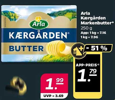 Arla Kærgården Markenbutter 250 g