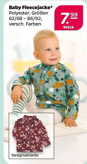 Baby Fleecejacke - Für die kleinen Abenteurer