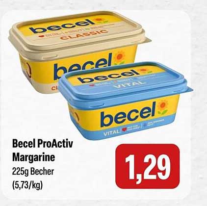 Becel ProActiv Margarine 225g Becher