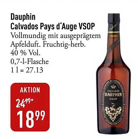 Dauphin Calvados Pays d'Auge VSOP