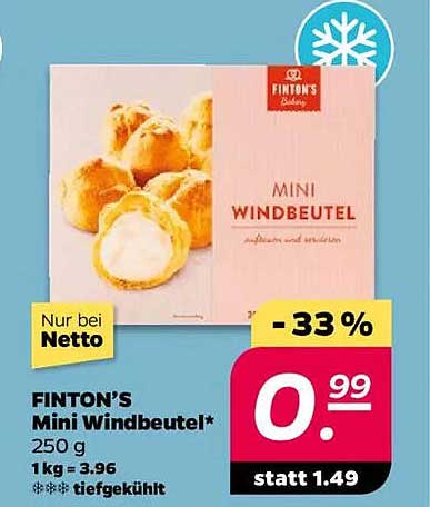 FINTON’S Mini Windbeutel* 250 g