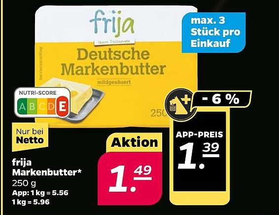 frija Markenbutter 250 g