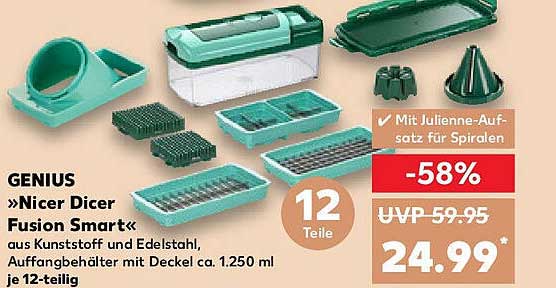 Nicer Dicer Fusion Smart 12 Teilig