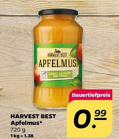 HARVEST BEST Apfelmus 720 g