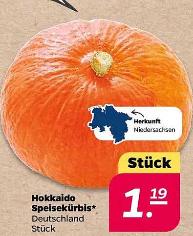 Hokkaido Speisekürbis* Deutschland Stück