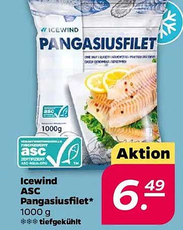 Icewind ASC Pangasiusfilet 1000 g