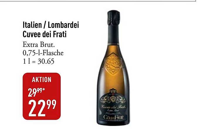Italien / Lombardei Cuvee dei Frati Extra Brut 0,75-l-Flasche