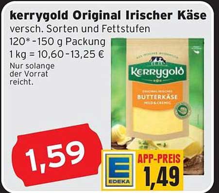 Kerrygold Original Irischer Käse - Verschiedene Sorten und Fettstufen