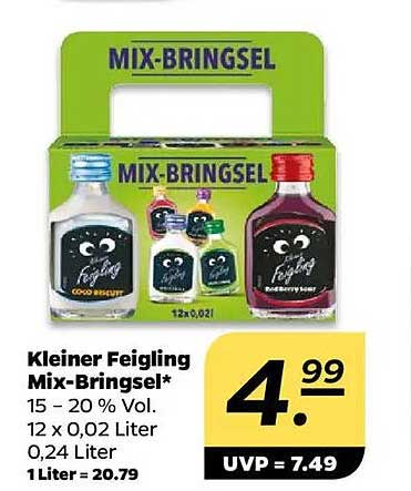 Kleiner Feigling Mix-Bringsel