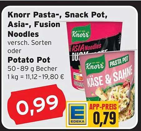 Knorr Pasta-, Snack Pot, Asia-, Fusion Noodles