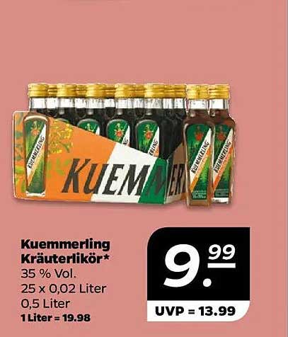 Kuemmerling Kräuterlikör 0,5 Liter