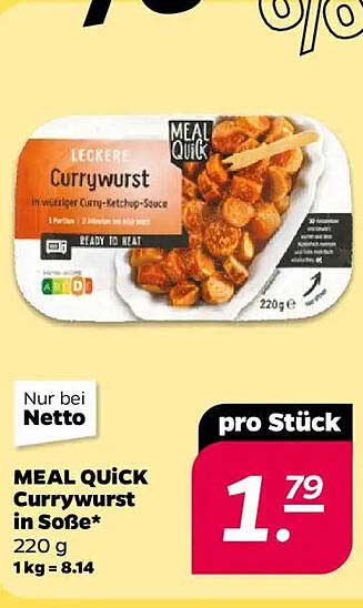 LECKERE CURRYWURST IN SOßE von MEAL QUICK