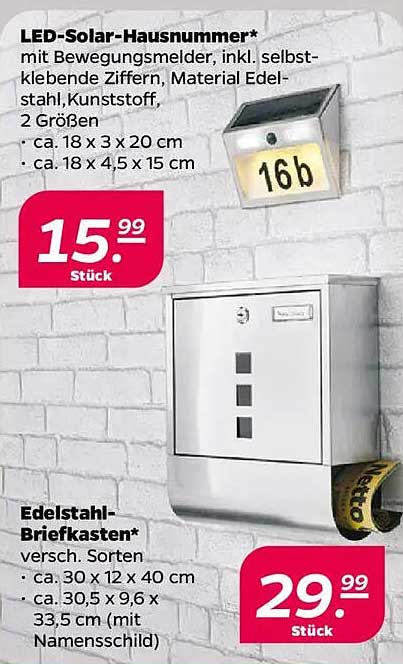 LED-Solar-Hausnummer mit Bewegungsmelder