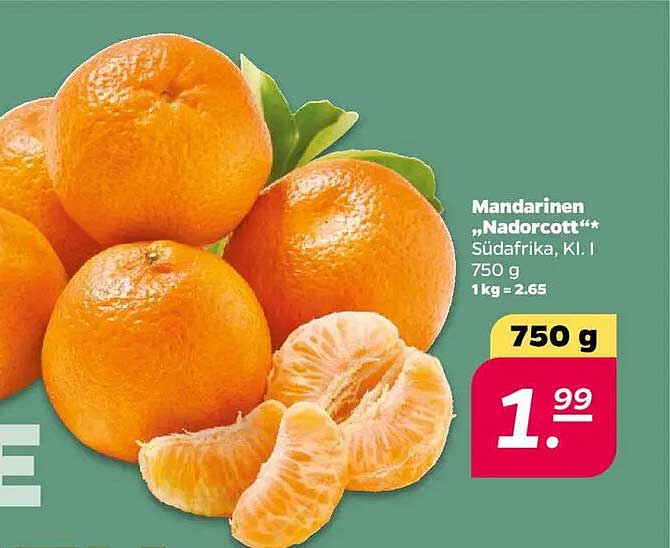 Mandarinen „Nadorcott“ 750 g