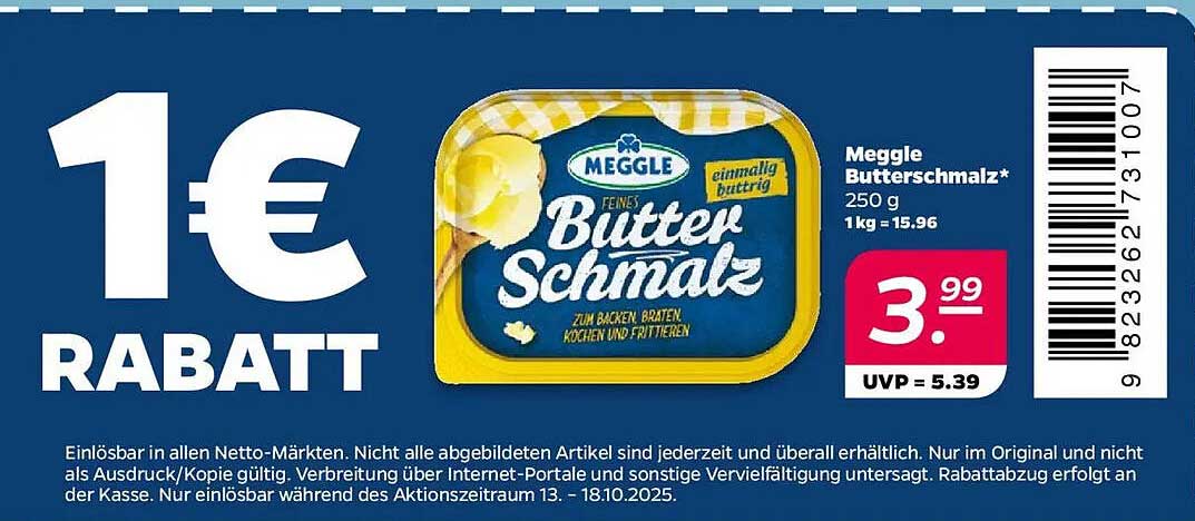 Meggle Butterschmalz 250 g