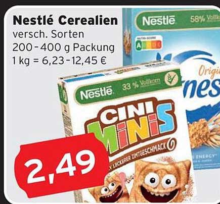 Nestlé Cerealien - Cini Minis 200-400 g Packung