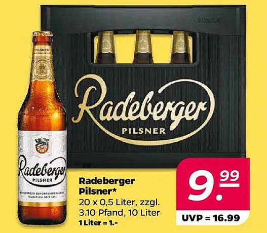 Radeberger Pilsner 20 x 0,5 Liter