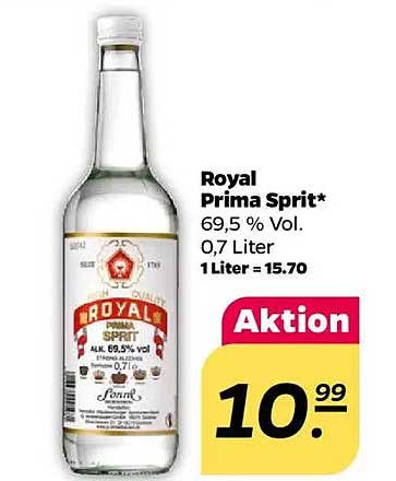 Royal Prima Sprit* 69,5 % Vol - 0,7 Liter