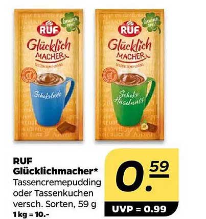 RUF Glücklichmacher - Tassensoufflé oder Tassenkuchen 59 g