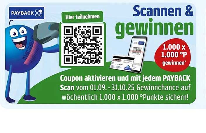 Scannen & Gewinnen – 1.000 x 1.000 Punkte sichern!