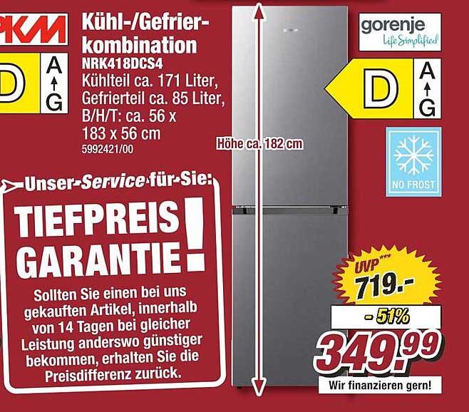 Preisvergleich Kuhl Gefrierkombination