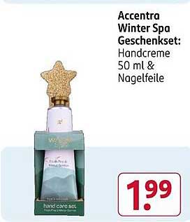 Accentra Winter Spa Geschenkset: Handcreme 50 ml & Nagelfeile