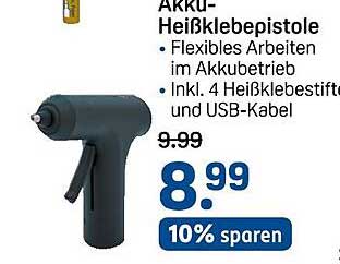 Akku-Heißklebe pistol