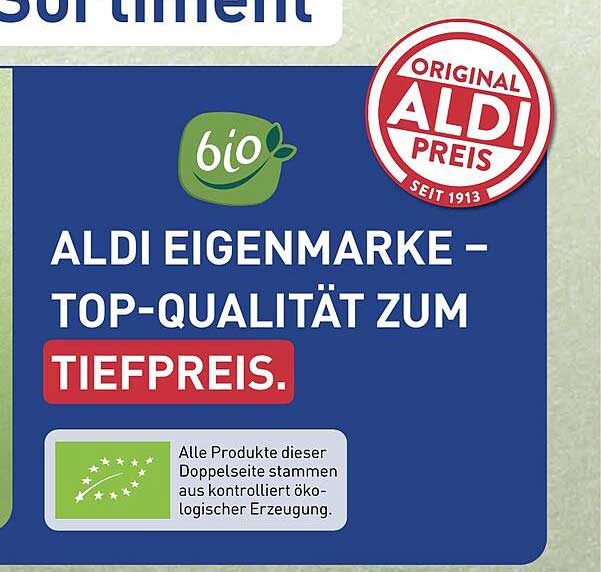 ALDI EIGENMARKE – TOP-QUALITÄT ZUM TIEFPREIS