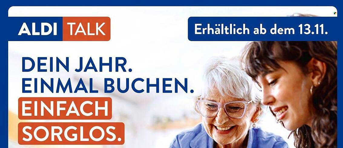 ALDI TALK - Dein Jahr. Einmal buchen. Einfach sorglos.