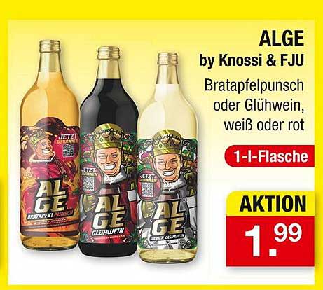 ALGE by Knossi & FJU – Bratapfelpunsch oder Glühwein, weiß oder rot