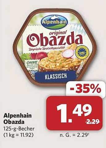 Alpenhain Obazda 125-g-Becher