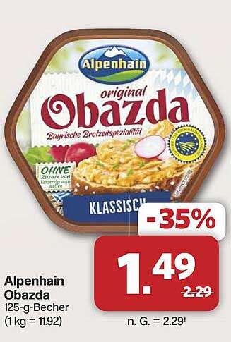 Alpenhain Obazda 125-g-Becher