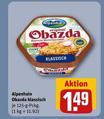 Alpenhain Obazda klassisch je 125-g-Pckg.