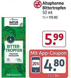 Altapharma Bittertropfen 50 ml