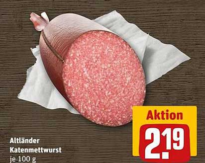 Altländer Katenmettwurst je 100 g