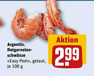 Argentinische Rotgarnelen-Schwänze »Easy Peel«, getaut, je 100 g