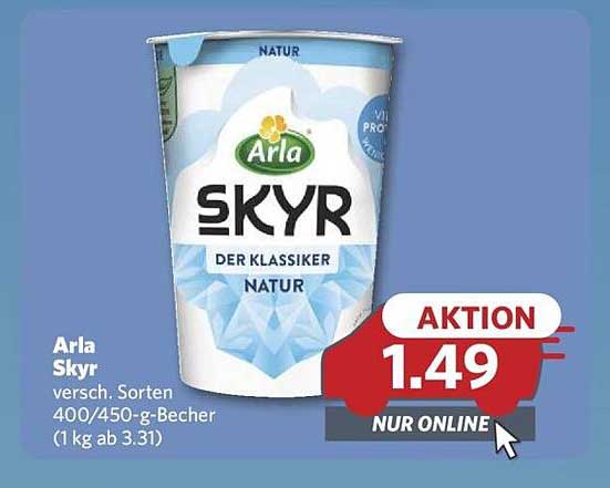 Arla Skyr 400/450-g-Becher - verschiedene Sorten