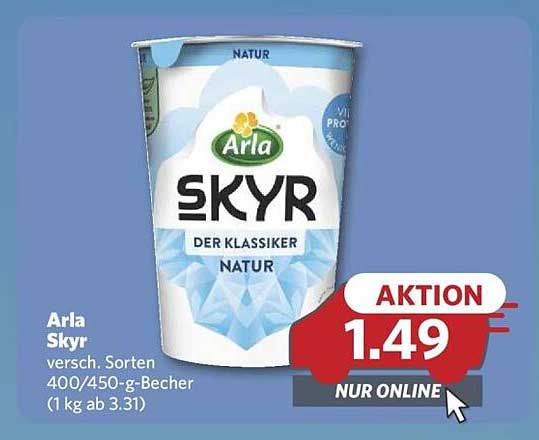 Arla Skyr - der Klassiker in verschiedenen Sorten
