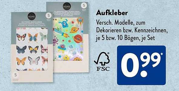 Aufkleber - Verschiedene Modelle für kreative Projekte