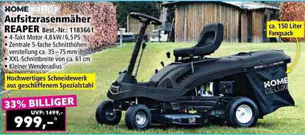 Aufsitzrasenmäher REAPER