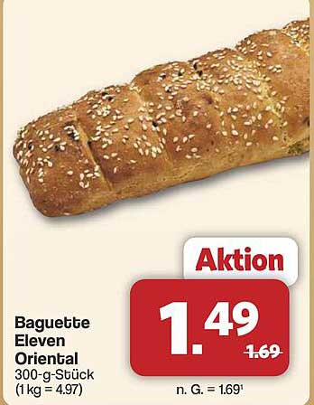 Baguette Eleven Oriental 300-g-Stück