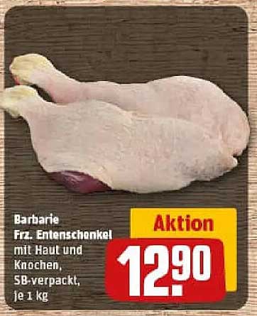 Barbarie Frz. Entenschenkel mit Haut und Knochen, SB-verpackt, je 1 kg