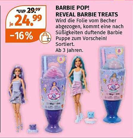 BARBIE POP! REVEAL BARBIE TREATS