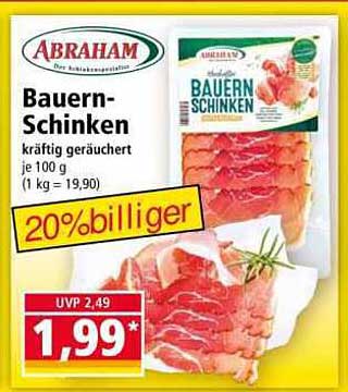 Bauern-Schinken kräftig geräuchert