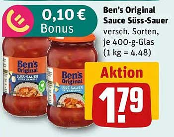 Ben's Original Sauce Süß-Sauer, 400-g-Glas