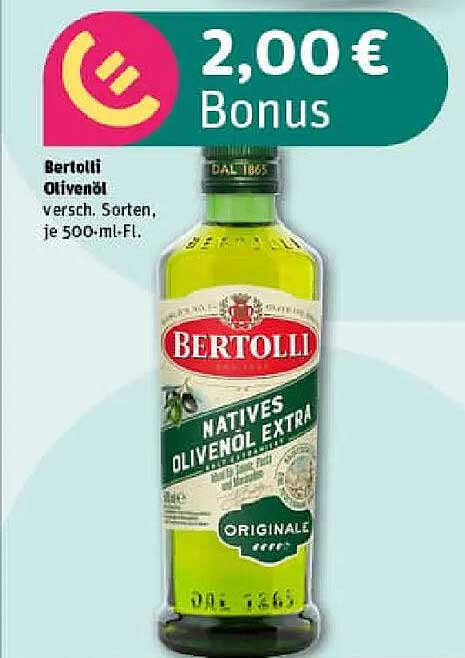 Bertolli Natives Olivenöl Extra, 500 ml – verschiedene Sorten
