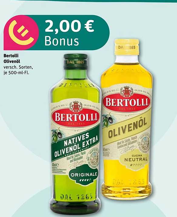 Bertolli Olivenöl 500 ml, verschiedene Sorten
